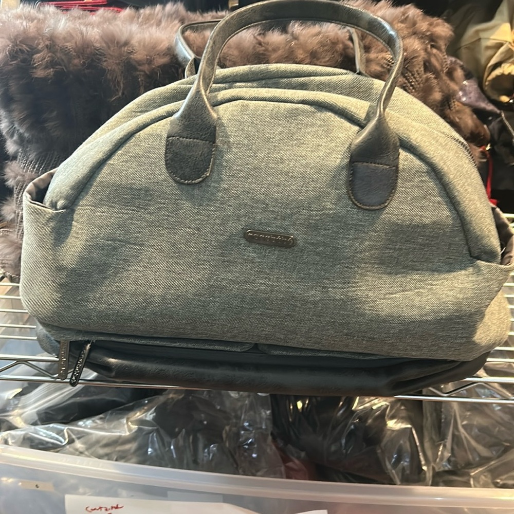 Nanobebe | Gray Tote Diaper bag